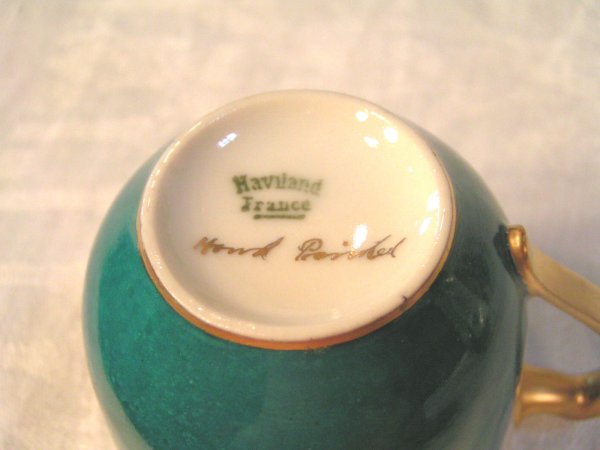haviland limoge partial inner sevice consisting of - 4