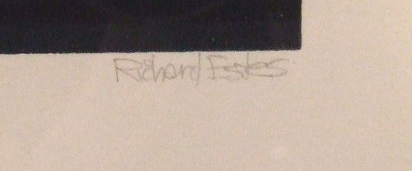 Richard Estes pencil signed and numbered screenprin - 2