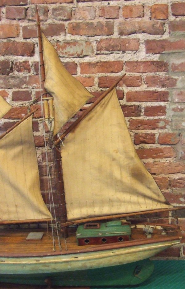 Pond boat early 20th ot late 19th century 58 inche - 3