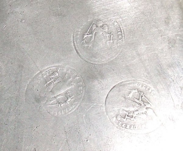 9 piece lot of pewter ware - 2