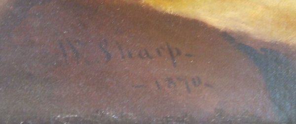 William Sharp signed oil pianting on canvas titled - 4