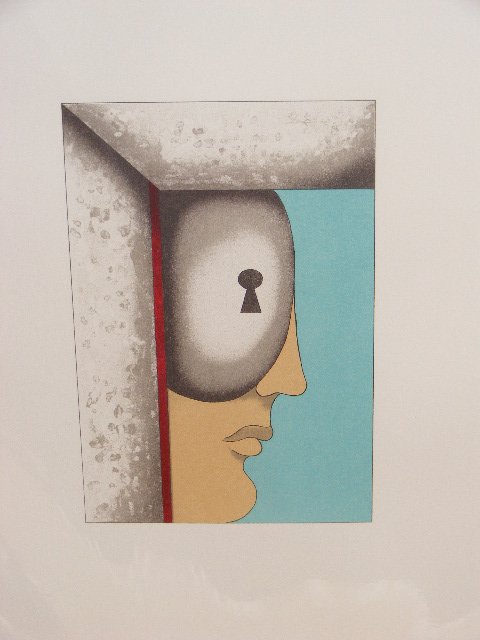 Peter Finystem Pencil signed print 7 x 10 image si