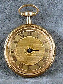 14K gold Repeater pocket watch, Chevalier Cochet #: 14K gold Repeater pocket watch, Chevalier Cochet #7744, missing crystal and hands, 1 3/8" diameter. Not running, chime sounds.