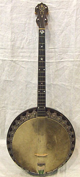 Vega Professional tenor banjo, 1927 #69262 with or: Vega Professional tenor banjo, 1927 #69262 with original case with label, no breaks or cracks