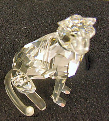 Swarovski crystal Panther or Cheetah #7610 - mint : Swarovski crystal Panther or Cheetah #7610 - mint in box