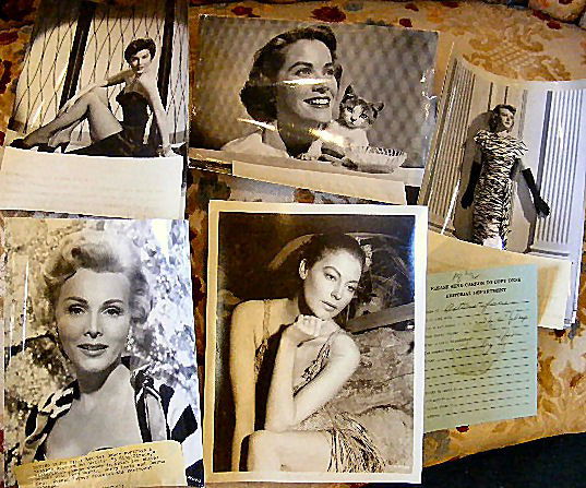 Vintage celebrity press release photos, 1940's - 5: Vintage celebrity press release photos, 1940's - 50's. Actresses, Ava Gardner, Zsa Zsa Gabor, Marilyn Monroe, Betty Grable, Rita Hayworth, Grace Kelly, Angela Lansbury, etc. 22 black & white photos.