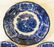 64: 3 Nonpareil pattern flow blue plates, no chips or c - 2