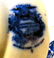 64: 3 Nonpareil pattern flow blue plates, no chips or c - 4