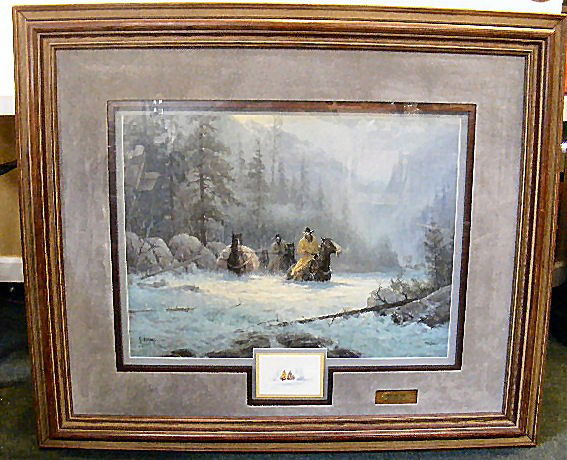 G. Harvey lithograph "Boot Top Deep", artist proof: G. Harvey lithograph "Boot Top Deep", artist proof, 776/1000, with certificate, image size 25 X 20 inches