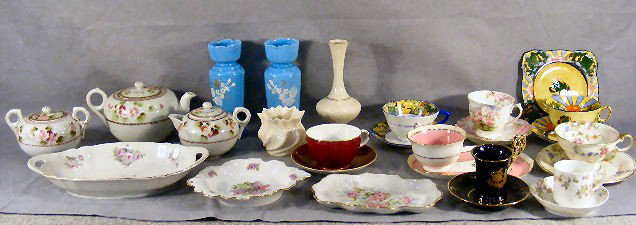 Large log to pottery & porcelain, including Lenox,: Large log to pottery & porcelain, including Lenox, Belleek, Royal Albert & Paragon, etc.