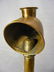 198L: Antique brass candle lamp - 2