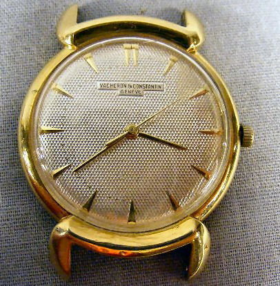Vacheron & Constantin 18K gold man's watch, runni: Vacheron & Constantin 18K gold man's watch, running order, 30.4 grams total weight. Running