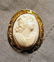 116B: Lot including 10K gold cameo brooch, base metal c - 2