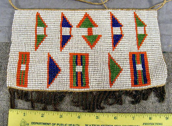 Native American beaded amulet: Native American beaded amulet