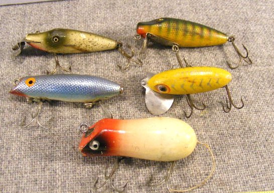 Lot of 5 estate fishing lures: Lot of 5 estate fishing lures