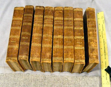 Rollin's History, 8 vol., published by Andrus & J: Rollin's History, 8 vol., published by Andrus & Judd, Hartford, Ct.