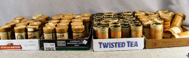 Lot of 71 Vintage Edison Cylinder records, lids m: Lot of 71 Vintage Edison Cylinder records, lids may not match records