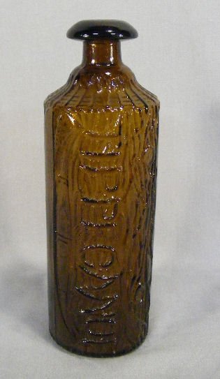 H.H. Warner & Co. Tippecanoe bitters bottle, 9" hi: H.H. Warner & Co. Tippecanoe bitters bottle, 9" high, no damage, no interior stains