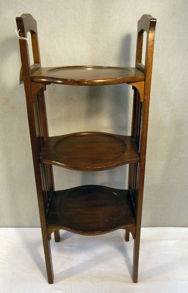 Liberty of London mahogany muffineer, 32" high: Liberty of London mahogany muffineer, 32" high