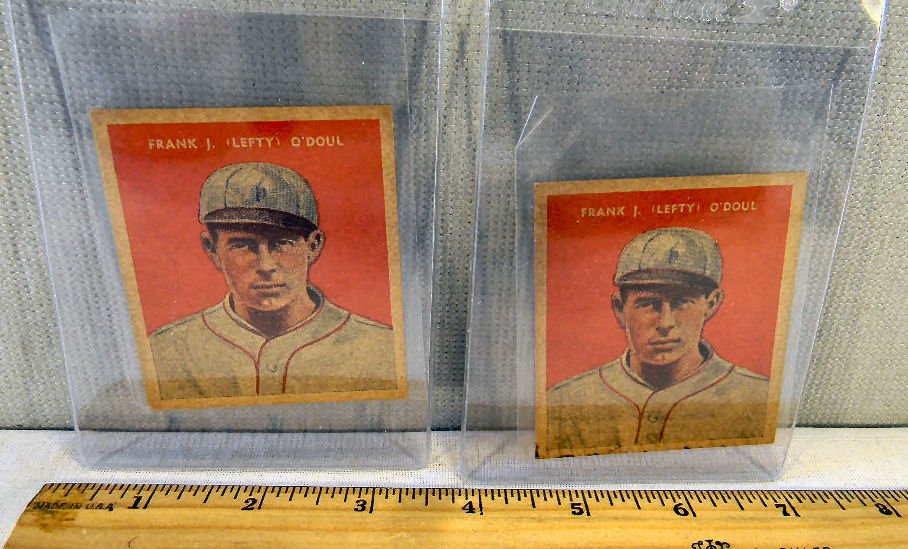 Baseball cards -1932 U.S. Caramel Hall of Fame - 2 Fran: Baseball cards -1932 U.S. Caramel Hall of Fame - 2 Frank J. (Lefty) O'Doul cards