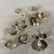 Lot of sterling silver jewelry including bracelets, ear - 3