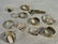 Lot of sterling silver jewelry including bracelets, ear - 4