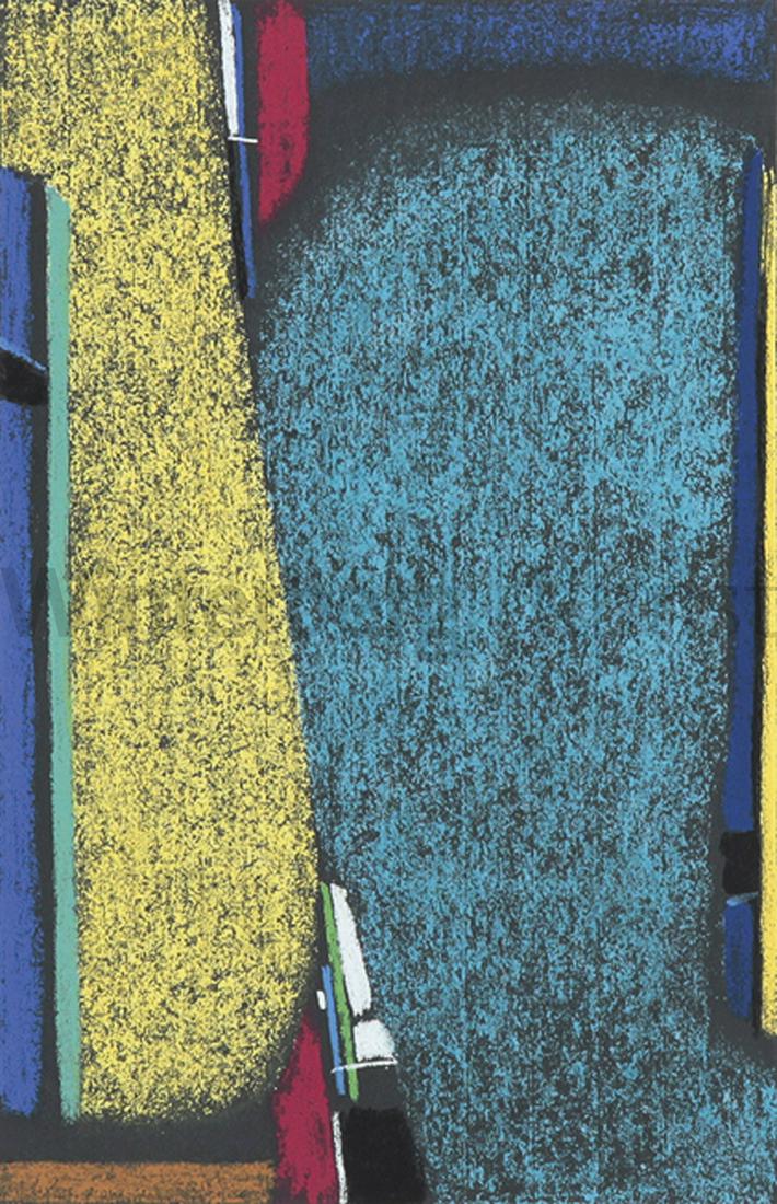 MAX ACKERMANN: Spiel der Farben.: MAX ACKERMANN Berlin 1887 - 1975 Bad Liebenzell Spiel der Farben. Farbsérigraphie aus dem „Rom-Zyklus“ 1964. Bayer/Ensslin-List S 6406. - Expl. 18/100. Signiert, datiert und bezeichnet „Rom“.