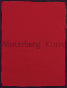 ROLF HANS: „Versuche mit Oelfarben, No. 50“.: ROLF HANS Frankfurt/M. 1938 - 1996 Basel „Versuche mit Oelfarben, No. 50“. Oel auf Papier 1982. Verso signiert, datiert und betitelt sowie auf dem Originalpassepartout nochmals signiert und datier