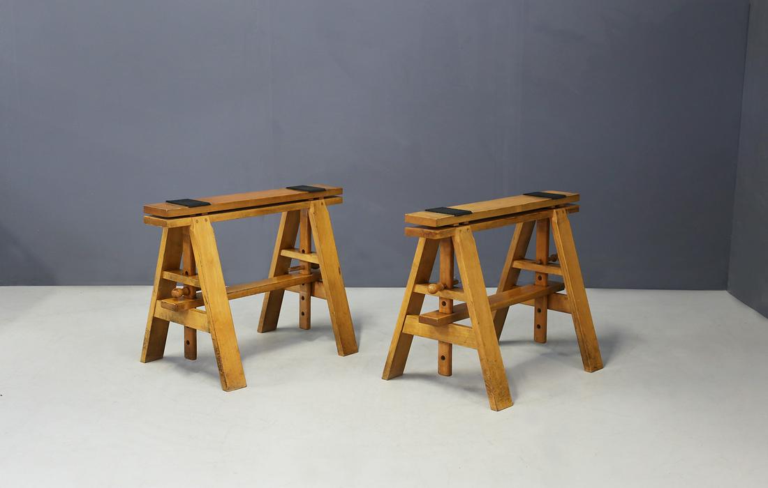 Pair of Midcentury Easels for Leonardo Table by Achille (1 of 5)