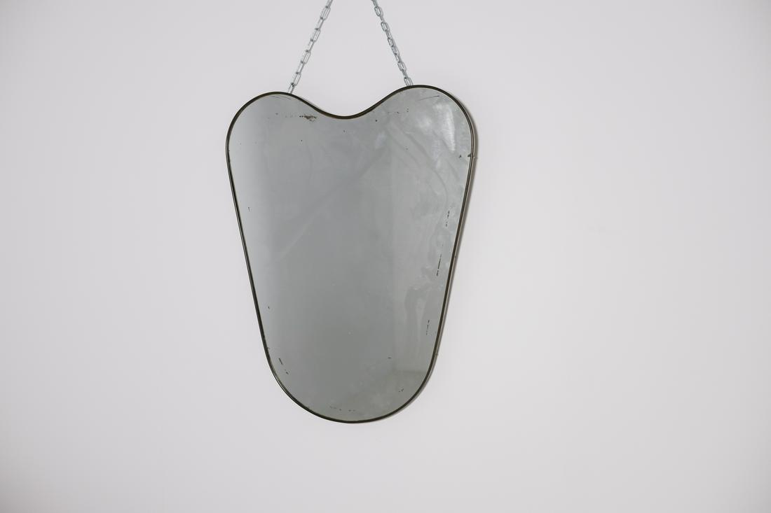 Italian Wall Mirror Elegant Attributed to Gio Ponti in (1 of 4)