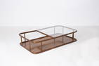 Bamboo coffee table by Tito Agnoli, 1950