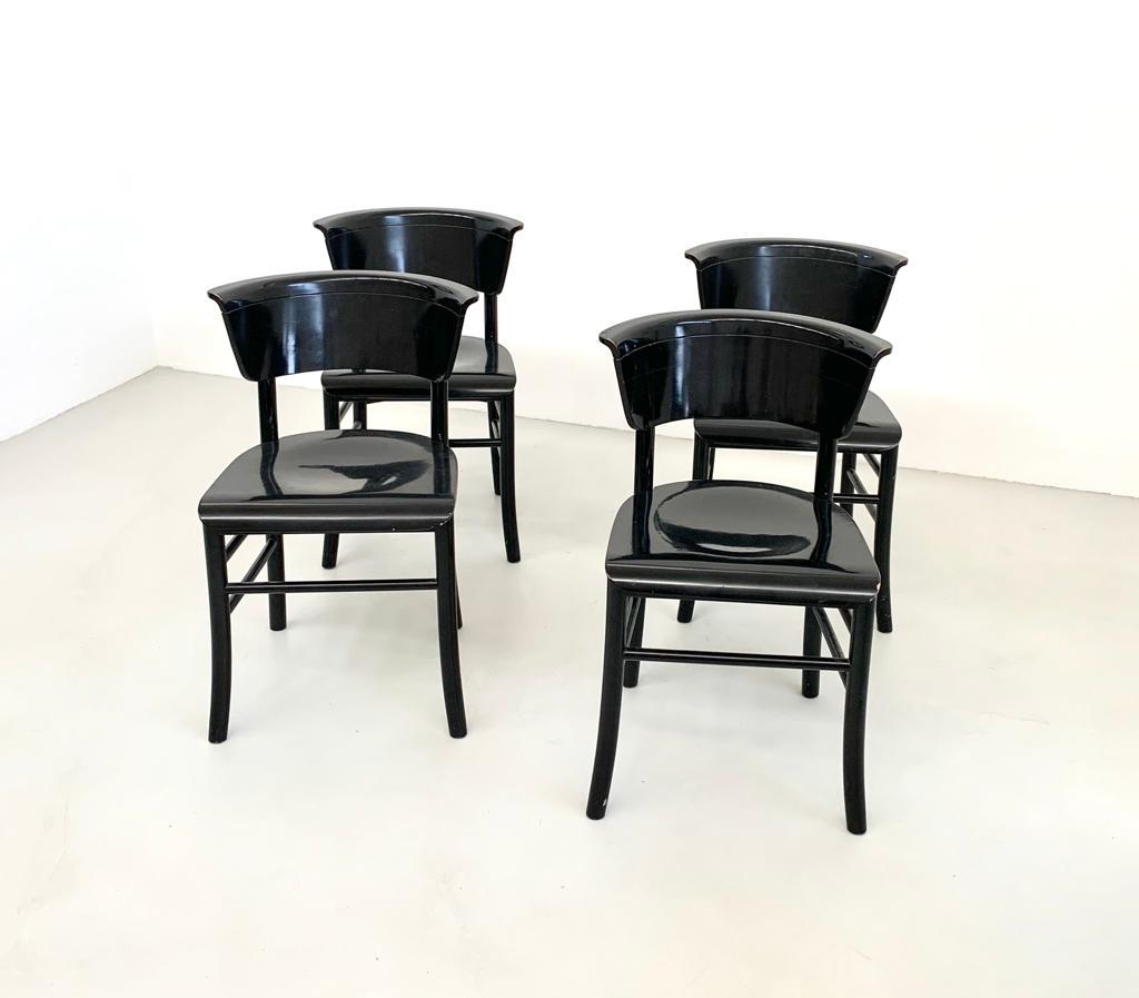 Vico Magistretti for Schiffini Olivia Chairs by, 1990s, (1 of 4)
