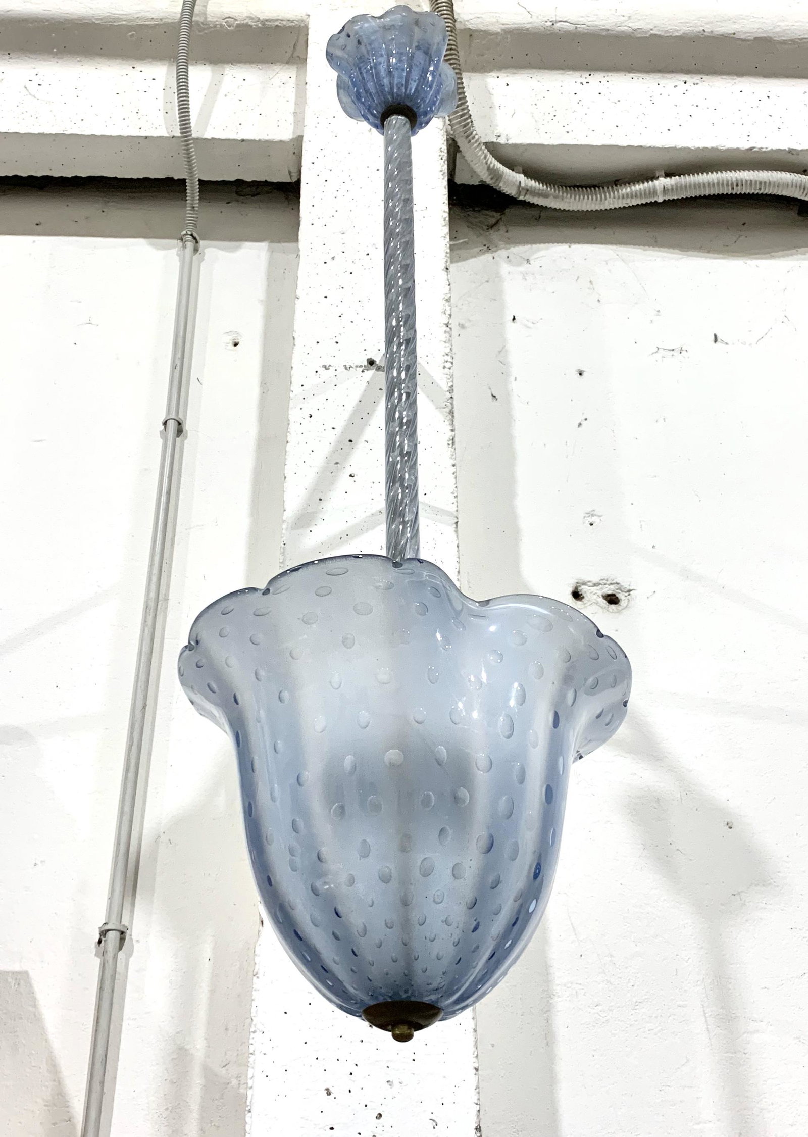 Barovier & Toso Blown Murano Glass Ceiling Lamp, 40s (1 of 1)