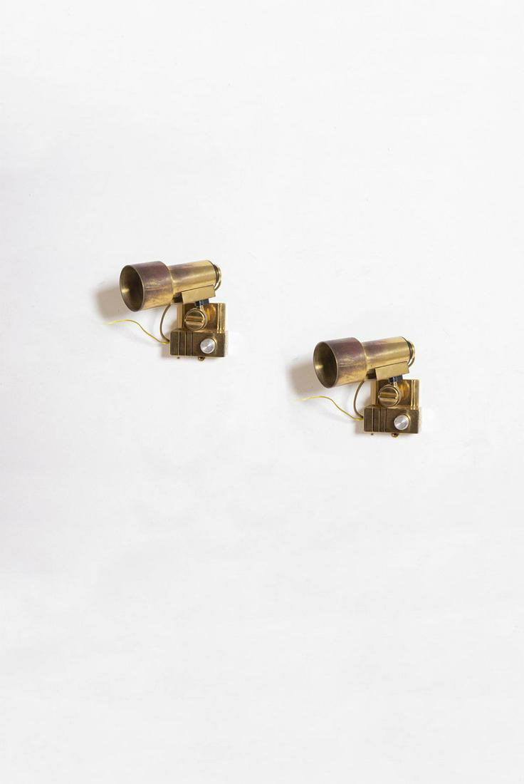 Reggiani Wall Lamps in Brass Made in Italy 1970s (1 of 5)