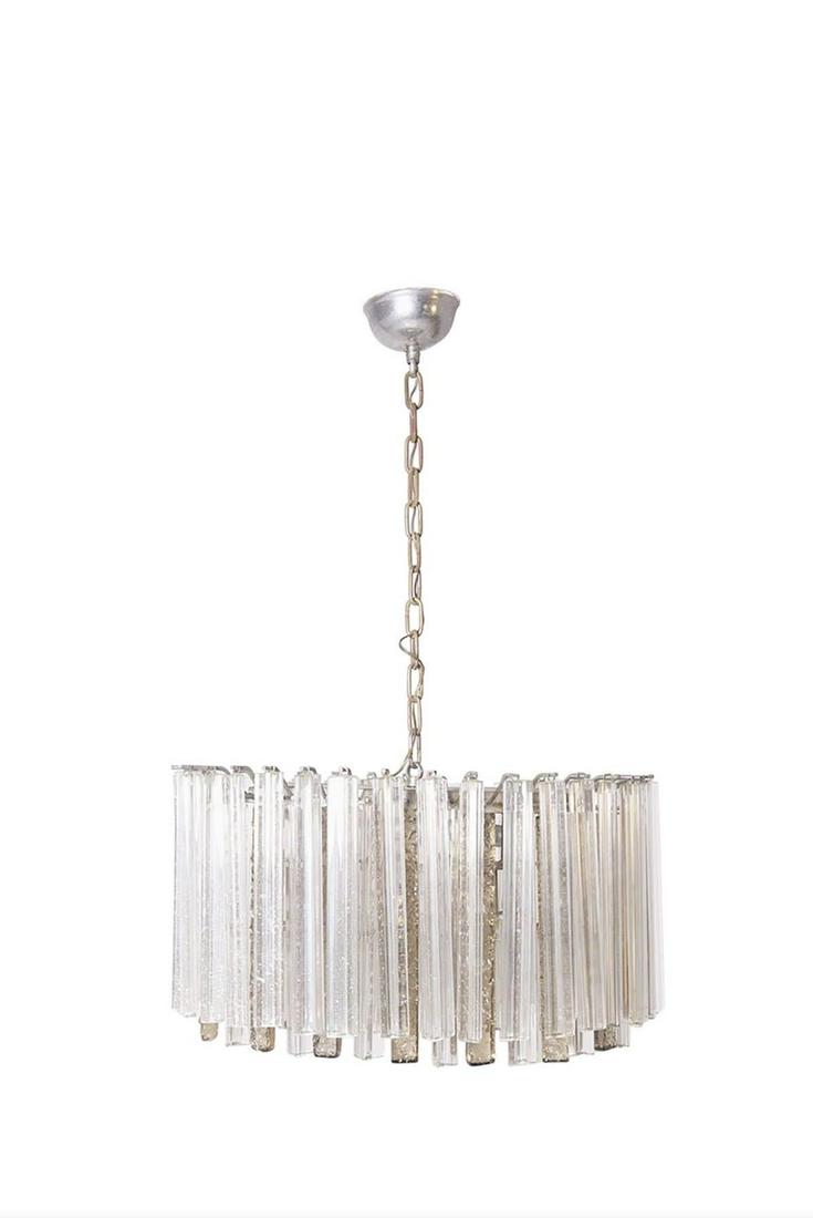 Venini Chandelier in Murano Glass 1950s (1 of 6)