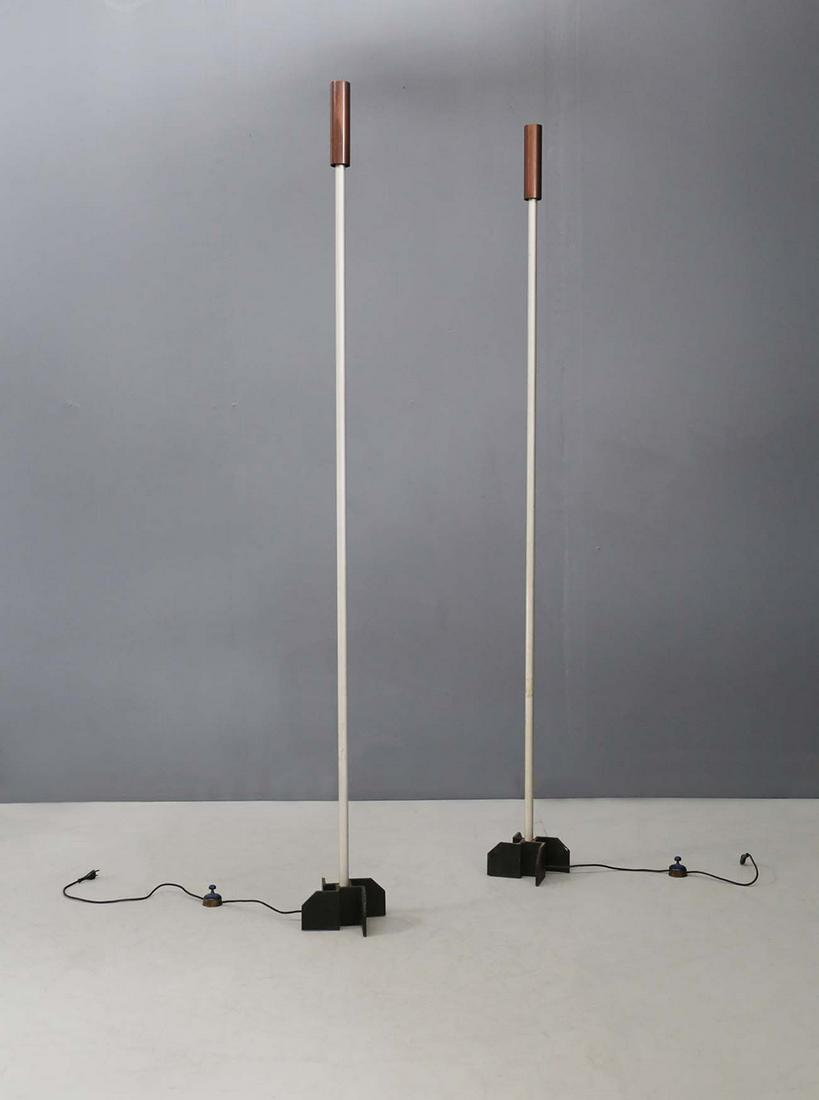 Pair of floor lamps attr. to BBPR 1950s (1 of 3)