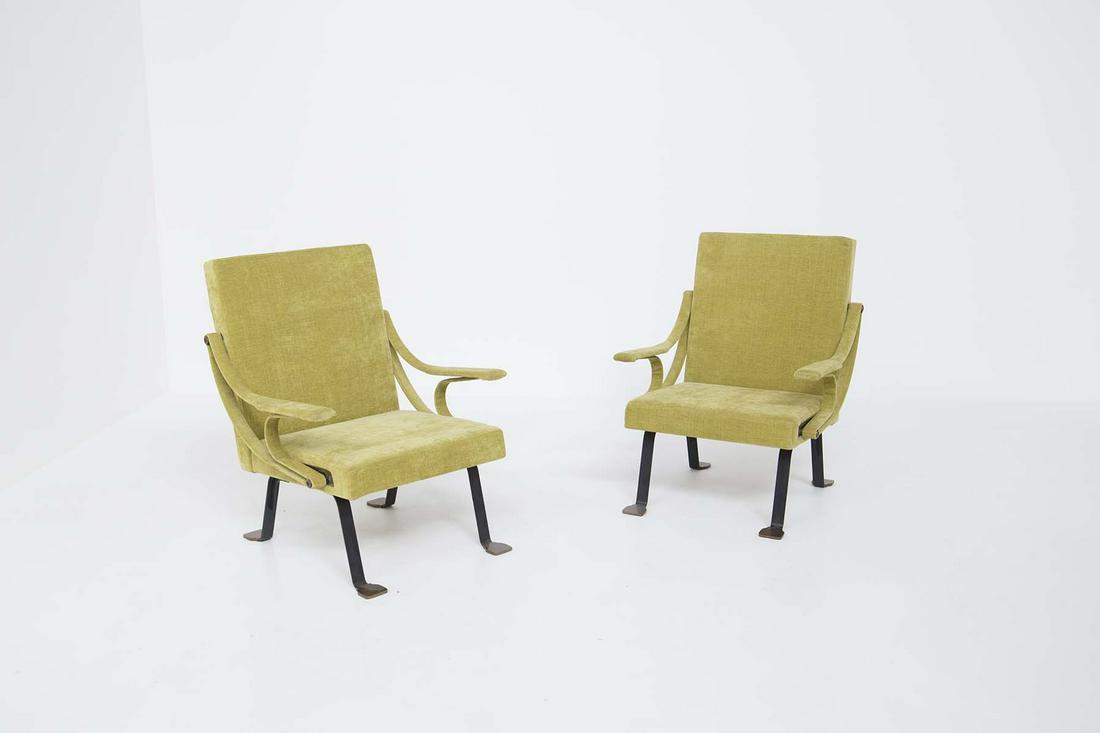 Ignazio Gardella pair of reclining armchairs, azucena (1 of 12)
