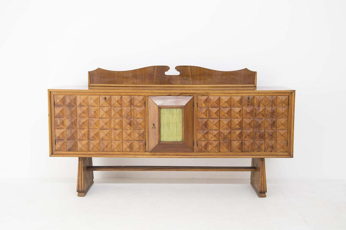 Paolo Buffa large wooden sideboard, 1950s (1 of 11)
