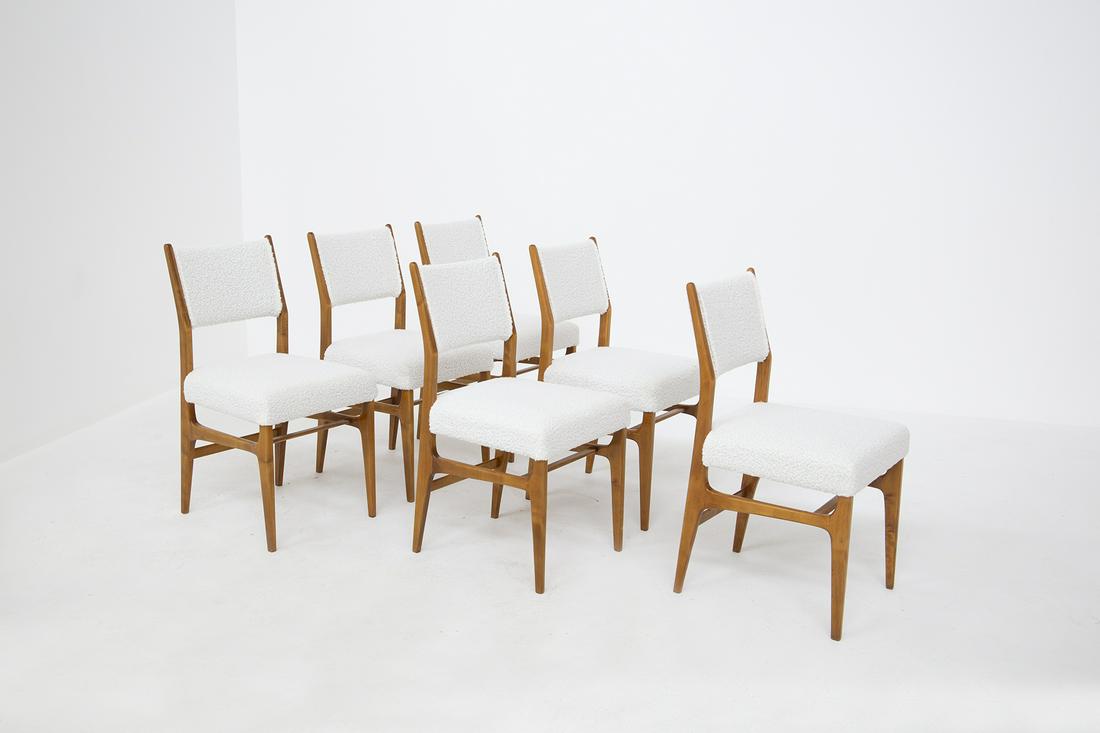 Set of six chair Gio Ponti for Cassina 1950. (1 of 10)