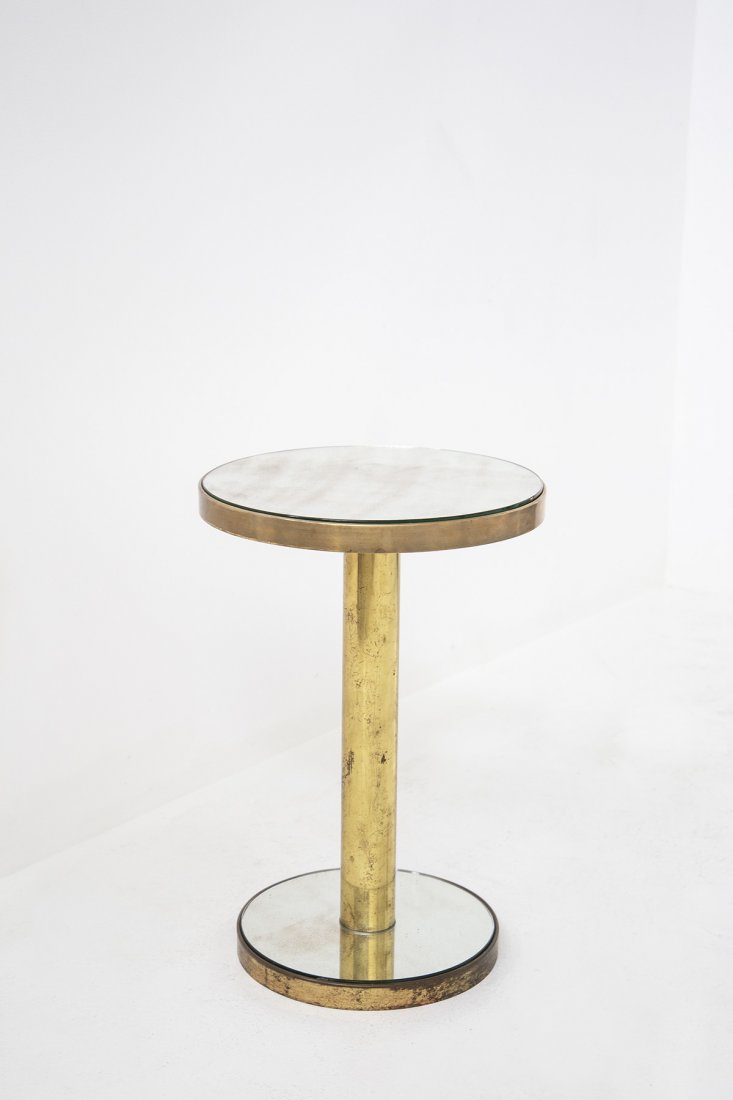 Fontana Arte coffee table in brass and mirror 1950 (1 of 4)