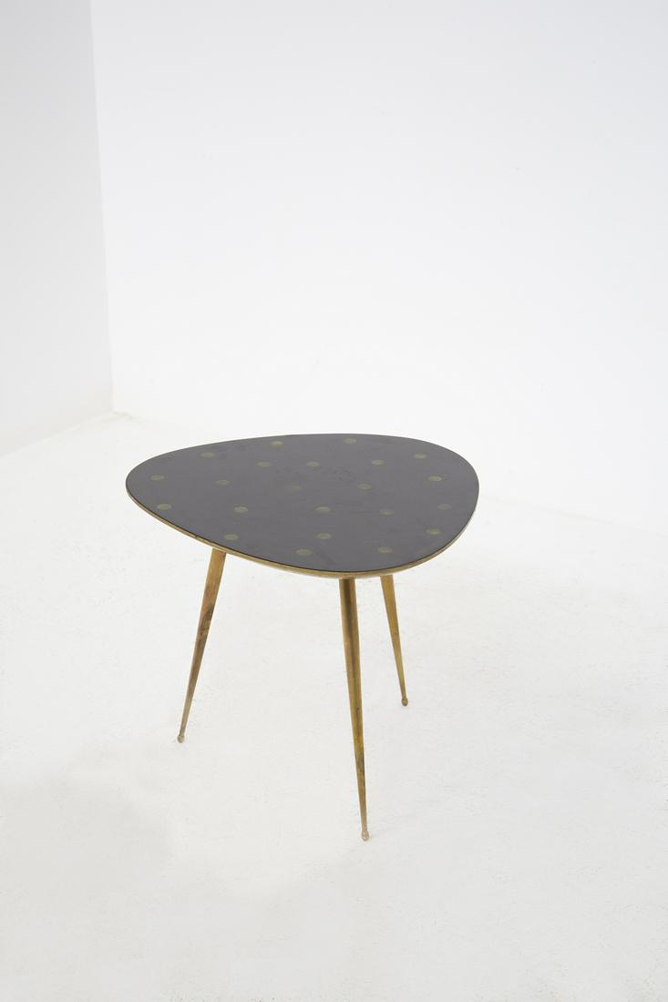 Italian Vintage Coffee Table in Brass by Osvaldo Borsani (1 of 5)