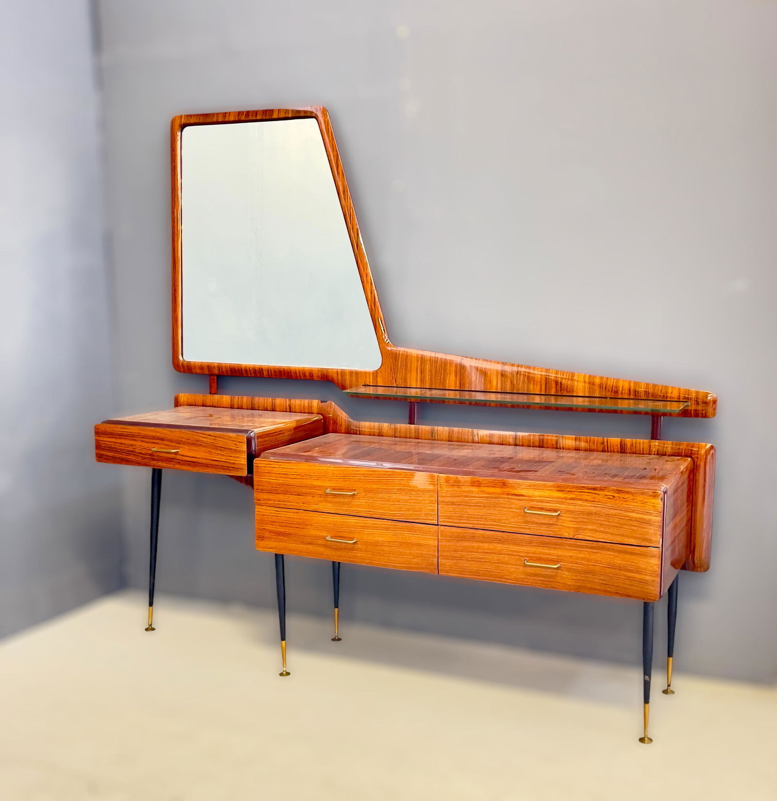 Chest of drawers with Mirror La Permanente Mobili Cantu , 1960s (1 of 7)