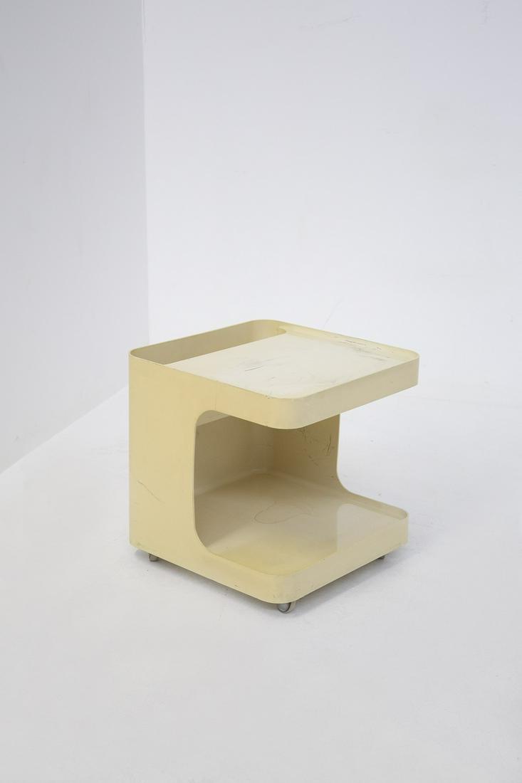 Vintage Plastic Bar Trolley with Wheels (1 of 7)