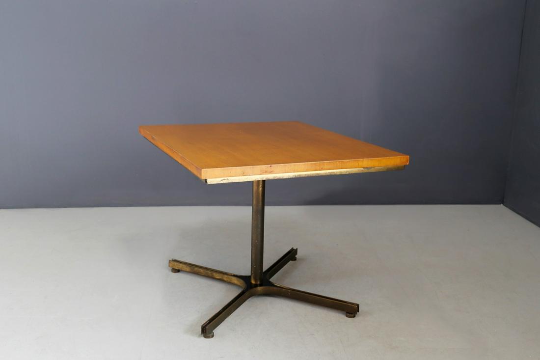 Table in Brass and Wood (Attr.)Ignazio Gardella (1 of 6)
