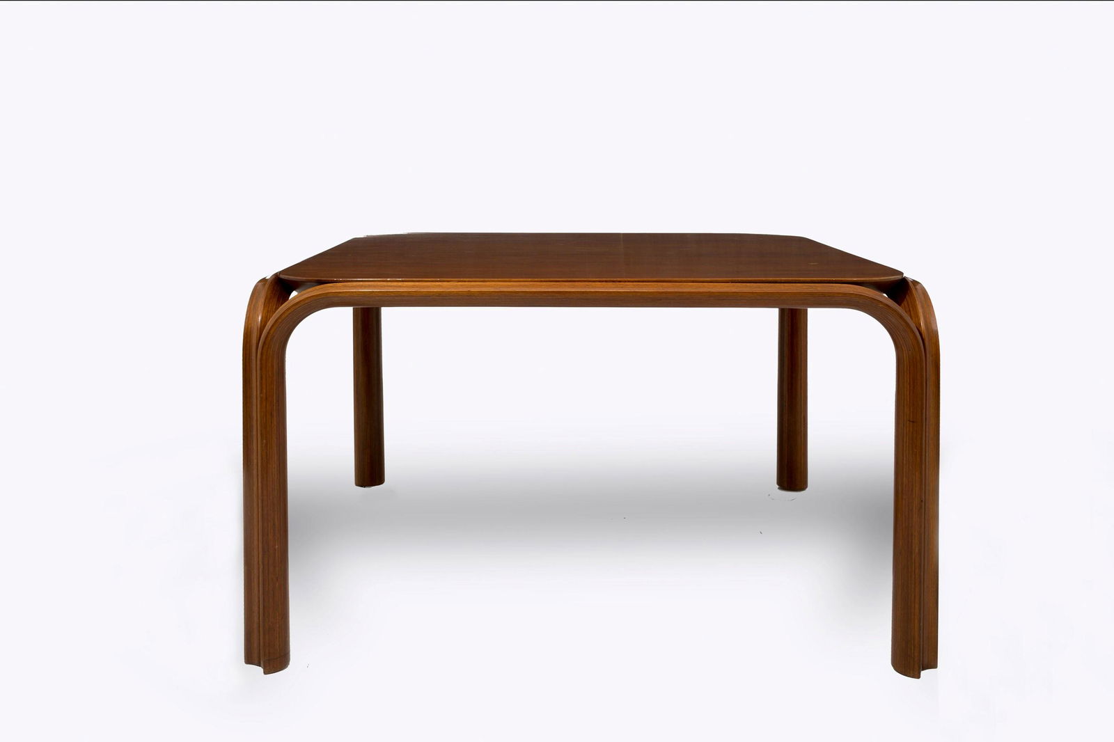 Walnut table Angelo Mangiarotti (1 of 2)