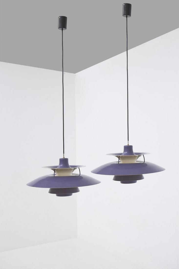 Pair of Chandeliers PH5 by Louis Poulsen  1958 (1 of 4)