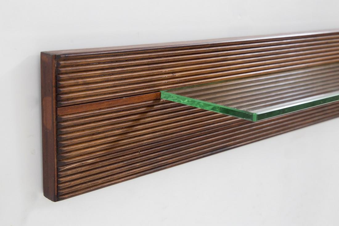 Pietro Chiesa  (1858 - 1915)  Small suspended wall console table by Pietro Chiesa for Fontana Arte (1 of 4)