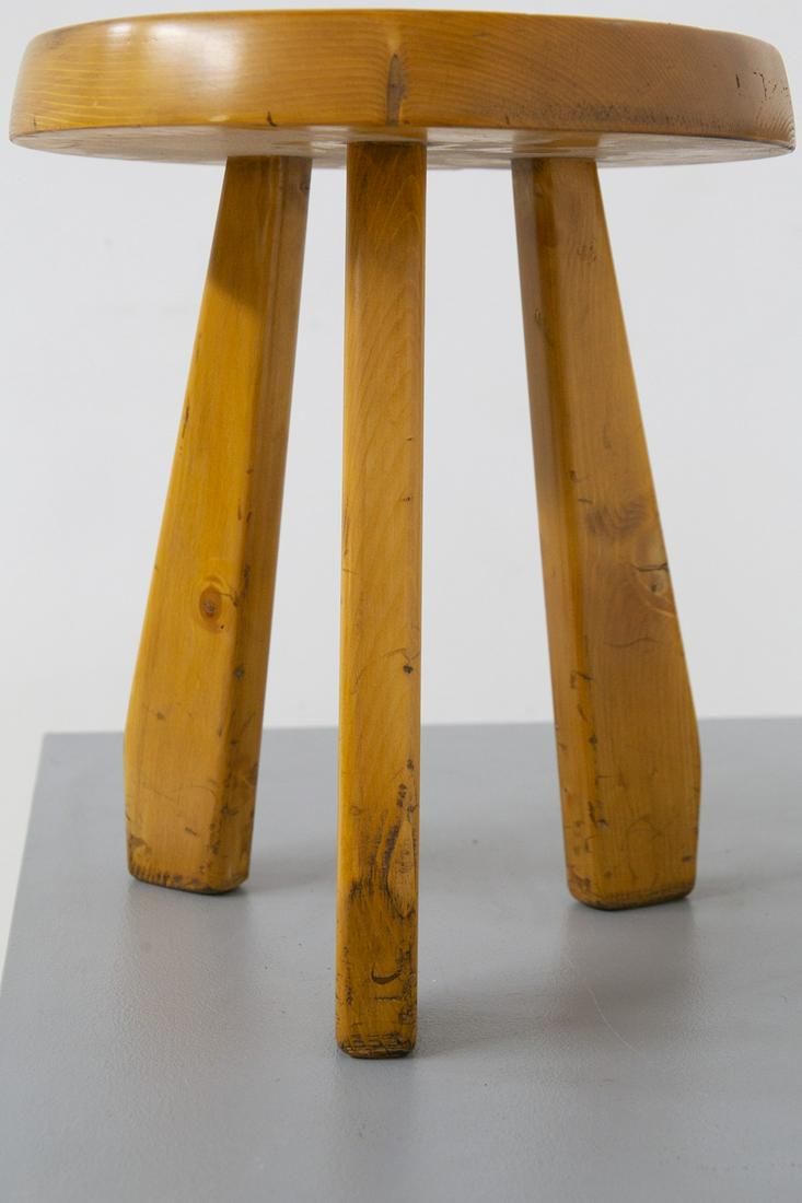 Charlotte Perriand  (Parigi, 24/10/1903 - Parigi, 27/10/99)  Wooden Stools by Charlotte Perriand (1 of 5)