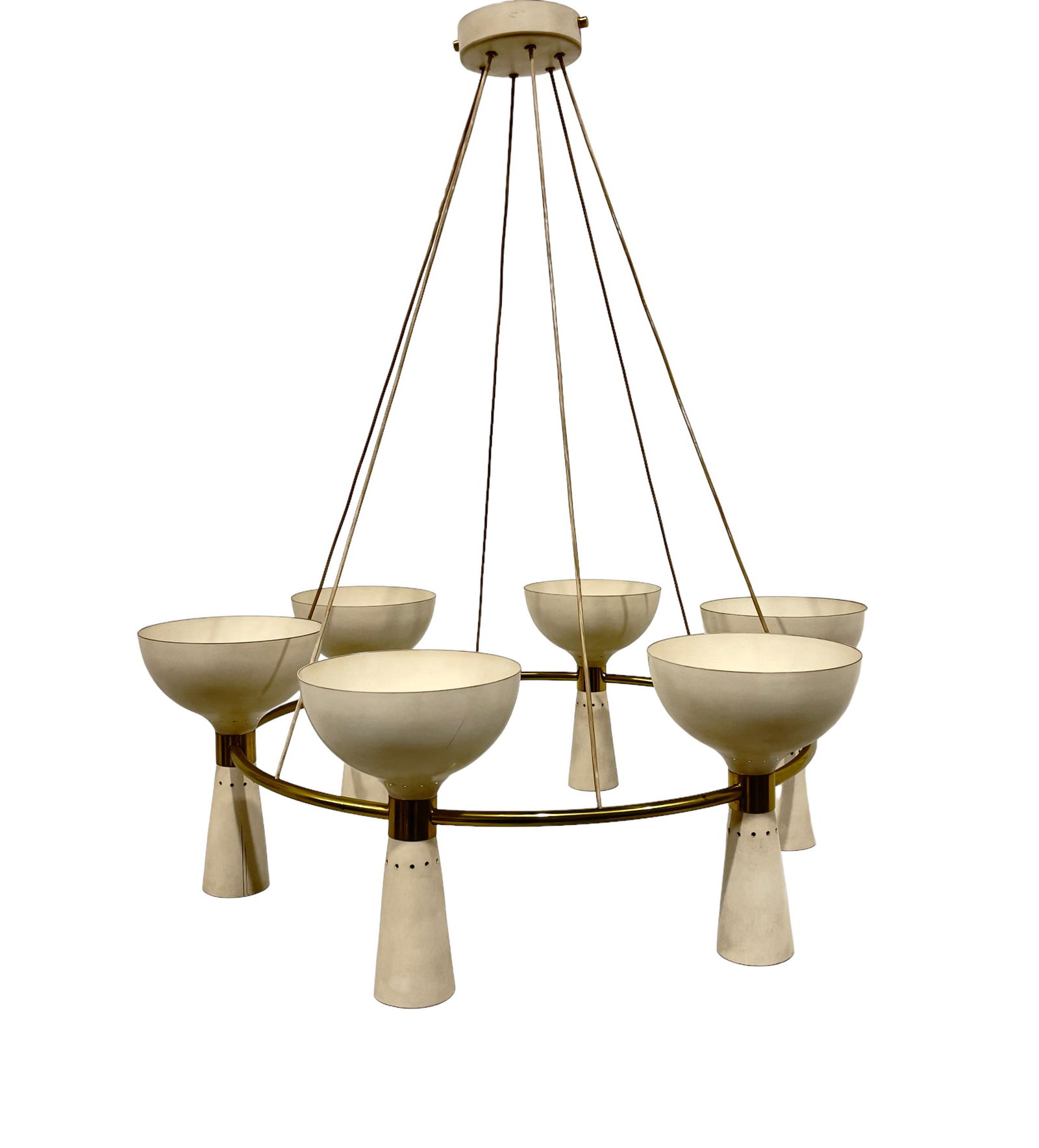 Twelve-light Chandelier Stilnovo (1 of 5)