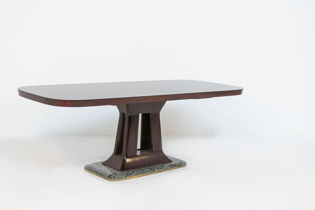 Table Osvaldo Borsani Brass Base and Marble (1 of 6)